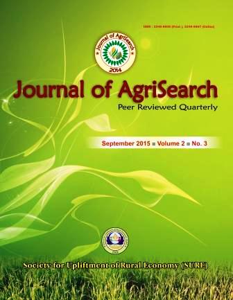 					View Vol. 2 No. 3 (2015): Journal of AgriSearch
				