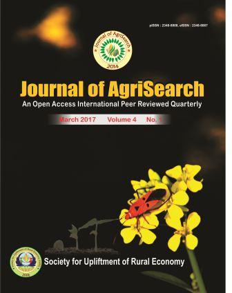 					View Vol. 4 No. 1 (2017): Journal of AgriSearch
				